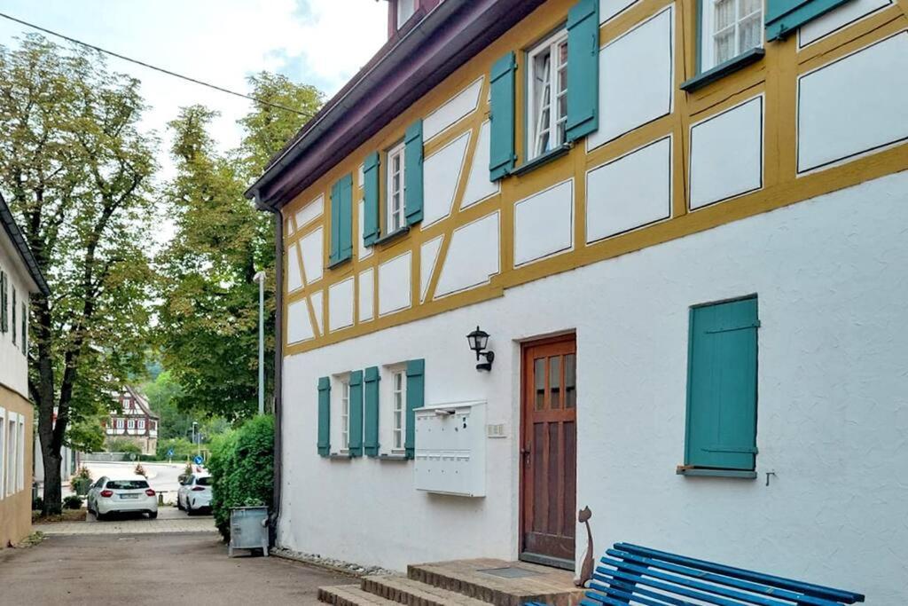 Fachwerk Maisonette In Nuertingen Zewnętrze zdjęcie