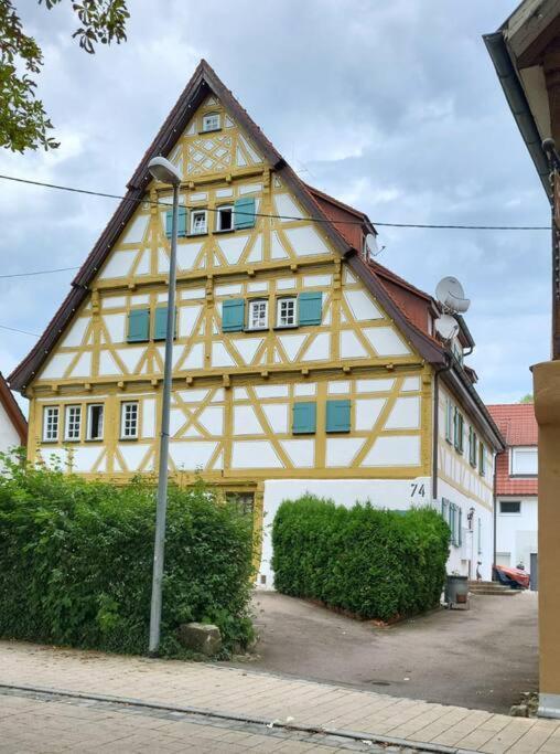 Fachwerk Maisonette In Nuertingen Zewnętrze zdjęcie